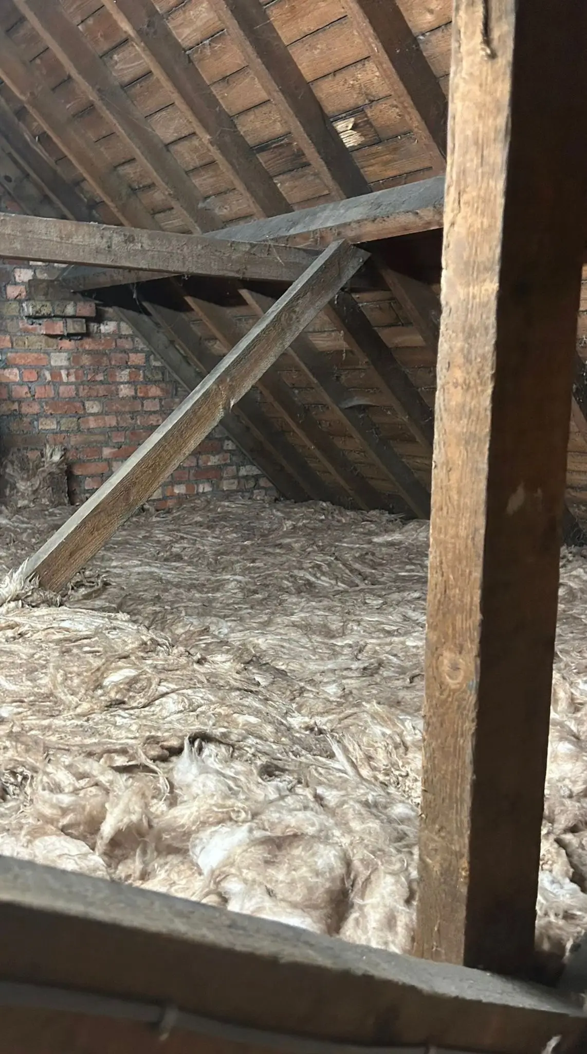 Loft insulation depth increase Chingford