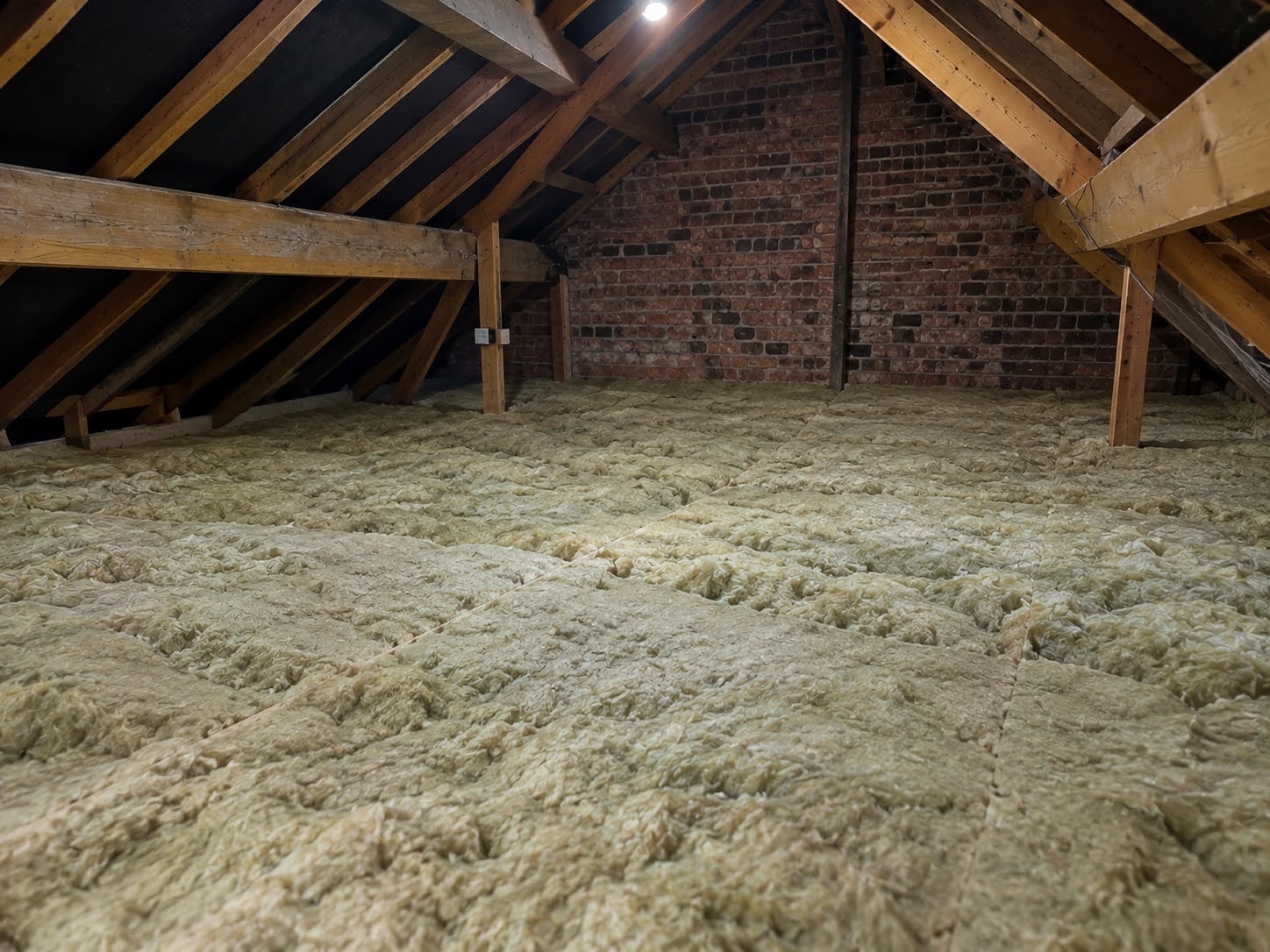 Completed loft insulation work in Chingford